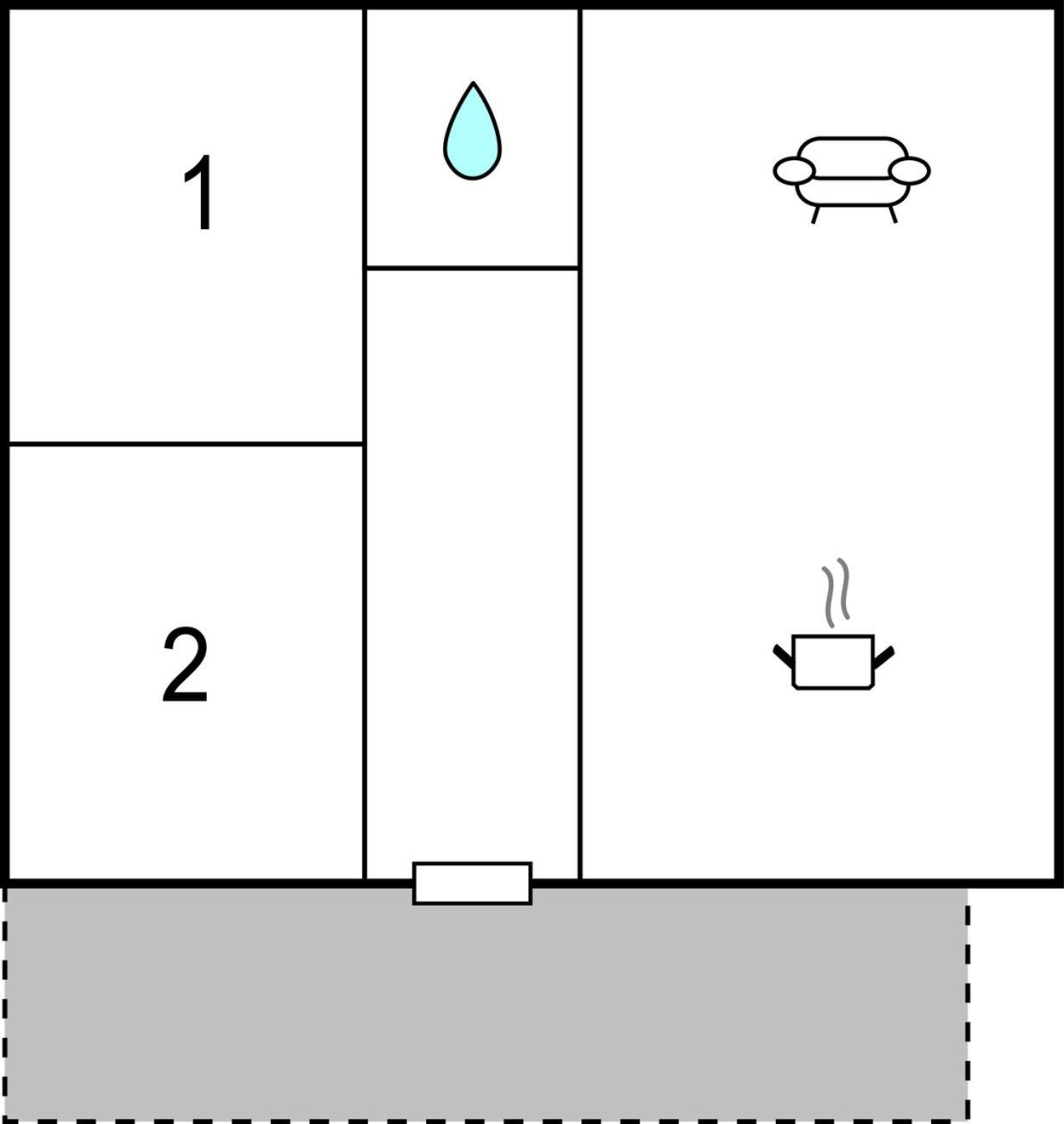 2 Bedroom Cozy Apartment In זאדאר מראה חיצוני תמונה